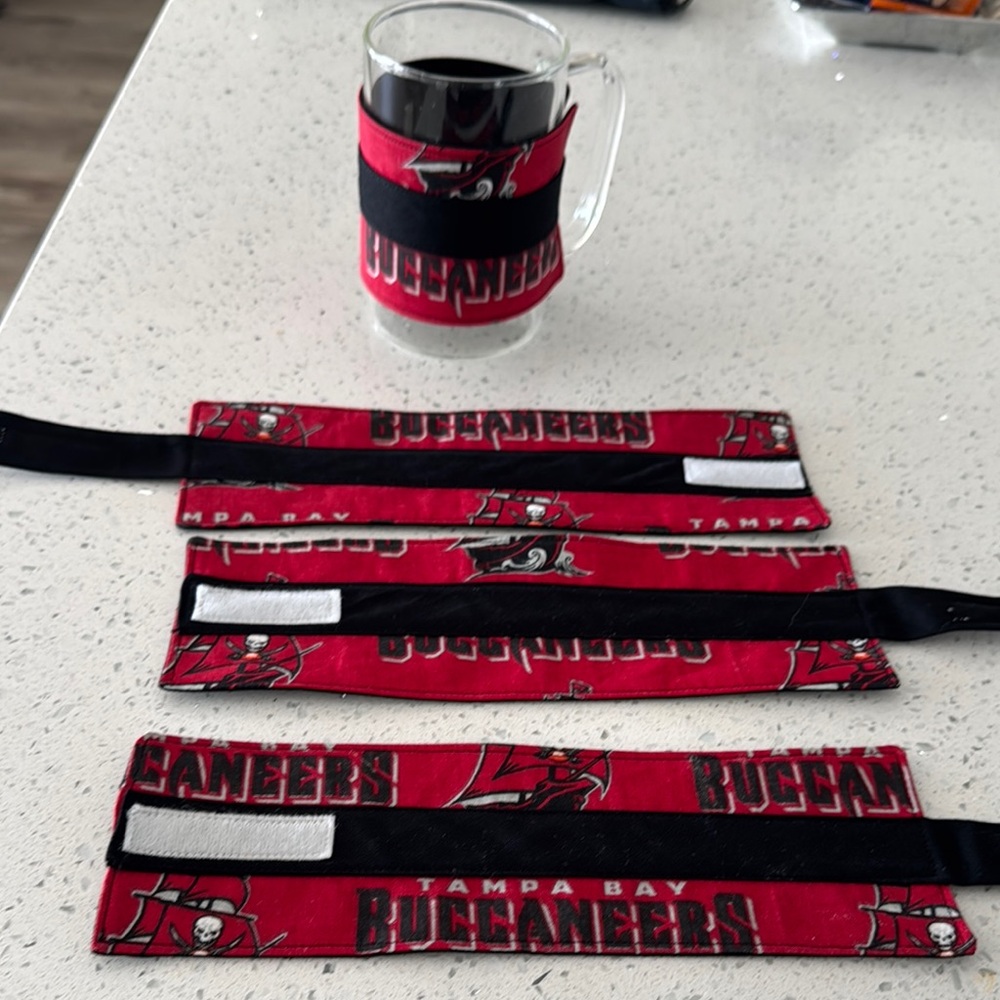 Tampa Bay Buccaneers Cup Holders Bucs Glass